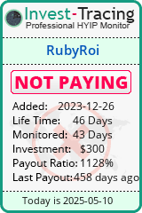 Monitored by Invest-Tracing.com HYIP Monitor-Invest-Tracing.com