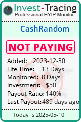 Monitored by Invest-Tracing.com HYIP Monitor-Invest-Tracing.com