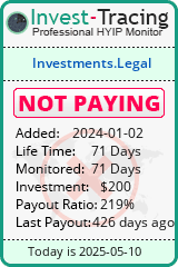 Monitored by Invest-Tracing.com HYIP Monitor-Invest-Tracing.com
