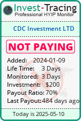 Monitored by Invest-Tracing.com HYIP Monitor-Invest-Tracing.com