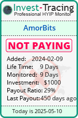 Monitored by Invest-Tracing.com HYIP Monitor-Invest-Tracing.com
