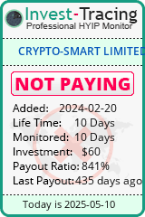 Monitored by Invest-Tracing.com HYIP Monitor-Invest-Tracing.com