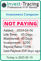 Monitored by Invest-Tracing.com HYIP Monitor-Invest-Tracing.com