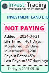 Monitored by Invest-Tracing.com HYIP Monitor-Invest-Tracing.com