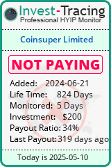 Monitored by Invest-Tracing.com HYIP Monitor-Invest-Tracing.com