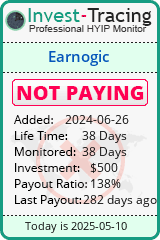 Monitored by Invest-Tracing.com HYIP Monitor-Invest-Tracing.com