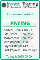 Monitored by Invest-Tracing.com HYIP Monitor-Invest-Tracing.com