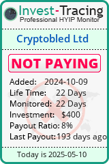 Monitored by Invest-Tracing.com HYIP Monitor-Invest-Tracing.com