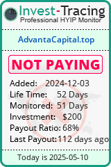 Monitored by Invest-Tracing.com HYIP Monitor-Invest-Tracing.com