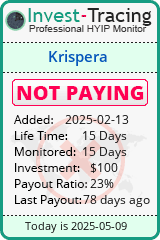 Monitored by Invest-Tracing.com HYIP Monitor-Invest-Tracing.com