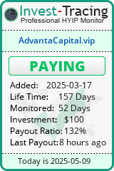 Monitored by Invest-Tracing.com HYIP Monitor-Invest-Tracing.com