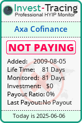 Monitored by Invest-Tracing.com HYIP Monitor-Invest-Tracing.com