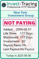 Monitored by Invest-Tracing.com HYIP Monitor-Invest-Tracing.com