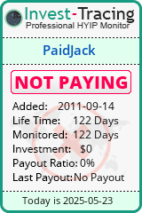 Monitored by Invest-Tracing.com HYIP Monitor-Invest-Tracing.com