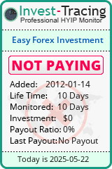 Monitored by Invest-Tracing.com HYIP Monitor-Invest-Tracing.com
