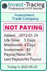 HYIP Monitor-Invest-Tracing.com