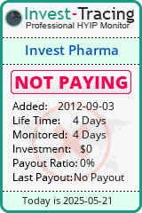 Monitored by Invest-Tracing.com HYIP Monitor-Invest-Tracing.com