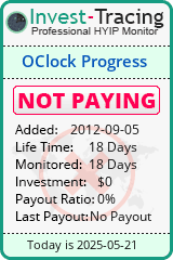 Monitored by Invest-Tracing.com HYIP Monitor-Invest-Tracing.com