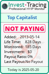 Monitored by Invest-Tracing.com HYIP Monitor-Invest-Tracing.com
