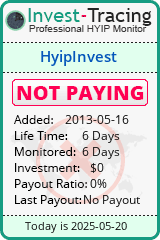 Monitored by Invest-Tracing.com HYIP Monitor-Invest-Tracing.com