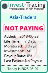 Monitored by Invest-Tracing.com HYIP Monitor-Invest-Tracing.com