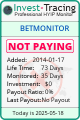 Monitored by Invest-Tracing.com HYIP Monitor-Invest-Tracing.com