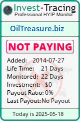 Monitored by Invest-Tracing.com HYIP Monitor-Invest-Tracing.com