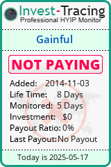 Monitored by Invest-Tracing.com HYIP Monitor-Invest-Tracing.com
