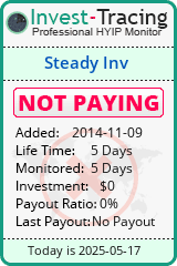 Monitored by Invest-Tracing.com HYIP Monitor-Invest-Tracing.com