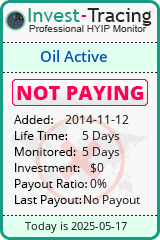 Monitored by Invest-Tracing.com HYIP Monitor-Invest-Tracing.com