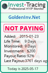 Monitored by Invest-Tracing.com HYIP Monitor-Invest-Tracing.com