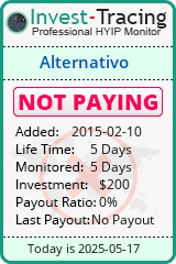 Monitored by Invest-Tracing.com HYIP Monitor-Invest-Tracing.com