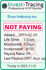 Monitored by Invest-Tracing.com HYIP Monitor-Invest-Tracing.com