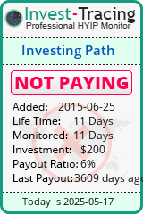 Monitored by Invest-Tracing.com HYIP Monitor-Invest-Tracing.com
