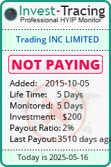 Monitored by Invest-Tracing.com HYIP Monitor-Invest-Tracing.com