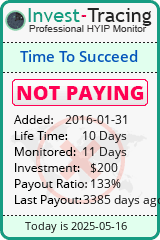 Monitored by Invest-Tracing.com HYIP Monitor-Invest-Tracing.com
