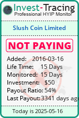 Monitored by Invest-Tracing.com HYIP Monitor-Invest-Tracing.com