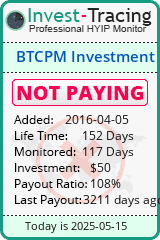 HYIP Monitor-Invest-Tracing.com