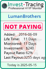 Monitored by Invest-Tracing.com HYIP Monitor-Invest-Tracing.com