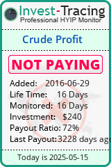 Monitored by Invest-Tracing.com HYIP Monitor-Invest-Tracing.com