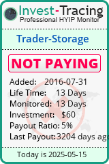 Monitored by Invest-Tracing.com HYIP Monitor-Invest-Tracing.com