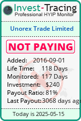 Monitored by Invest-Tracing.com HYIP Monitor-Invest-Tracing.com