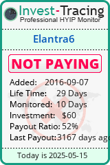 Monitored by Invest-Tracing.com HYIP Monitor-Invest-Tracing.com