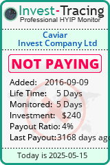 Monitored by Invest-Tracing.com HYIP Monitor-Invest-Tracing.com