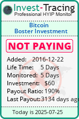 HYIP Monitor-Invest-Tracing.com