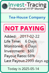 Monitored by Invest-Tracing.com HYIP Monitor-Invest-Tracing.com