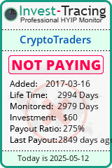Monitored by Invest-Tracing.com HYIP Monitor-Invest-Tracing.com
