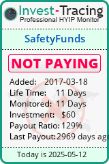 Monitored by Invest-Tracing.com HYIP Monitor-Invest-Tracing.com
