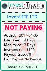 Monitored by Invest-Tracing.com HYIP Monitor-Invest-Tracing.com