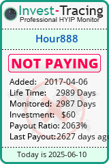 Monitored by Invest-Tracing.com HYIP Monitor-Invest-Tracing.com